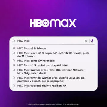 HBO Max ČR datum cena sleva přehled