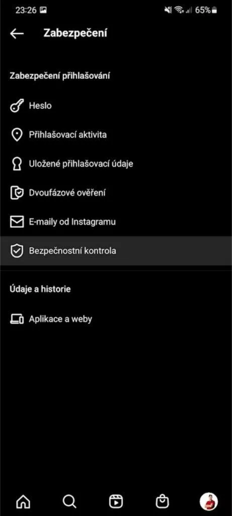 Instagram ochrana účet zabezpečení 2 Zabezpečení