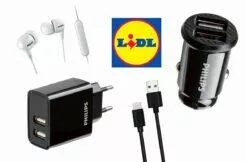 LIDL PHILIPS příslušenství sluchátka adaptér kabel