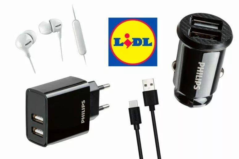 LIDL PHILIPS příslušenství sluchátka adaptér kabel