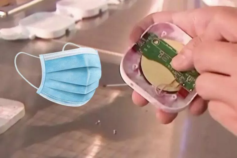 Miniwiz Trashpresso roušky bezdrátové nabíječky upcycling Miniwiz Trashpresso roušky bezdrátové nabíječky upcycling