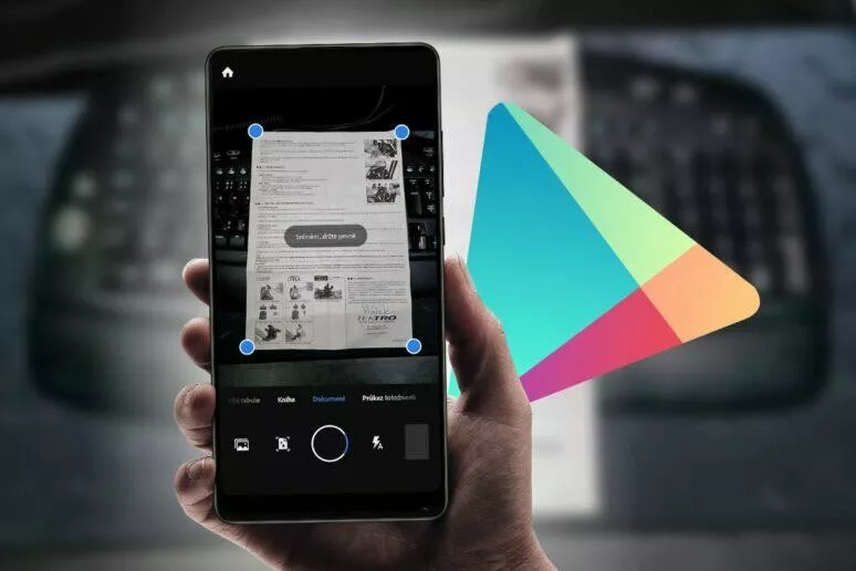 mobilní aplikace skenování Android Microsoft Lens Disk Google Adobe Scan