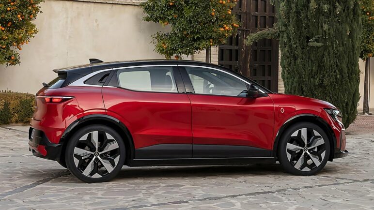 New 2022 Renault Megane E TECH Electric SUV | in beautiful Flame RED colour
