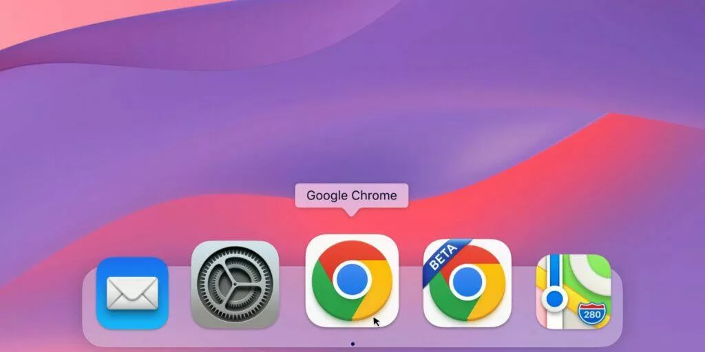 nové logo Google Chrome 2022 macOS