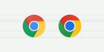 nové logo Google Chrome 2022 proporce