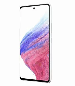 Samsung Galaxy A53 únik fotky parametry displej bok