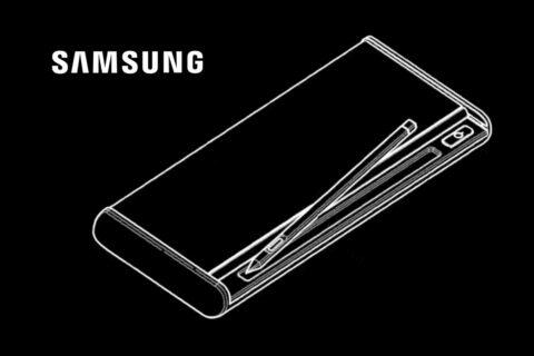 Samsung patent výsuvný ohebný mobil S Pen