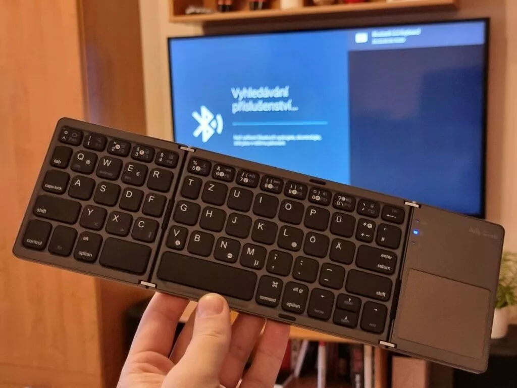 skládací bezdrátová Bluetooth klávesnice Jelly Comb Android TV