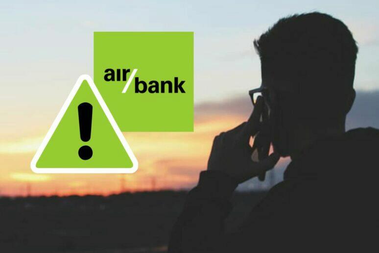 Air Bank telefonický podvod vishing spoofing upozornění ukázka telefonáty