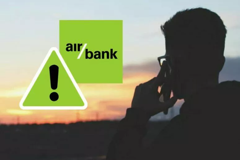 Air Bank telefonický podvod vishing spoofing upozornění ukázka telefonáty Air Bank telefonický podvod vishing spoofing upozornění ukázka telefonáty