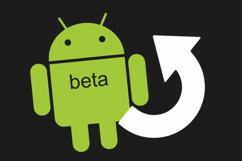 android beta zachovaná data