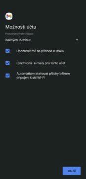 aplikace Gmail Seznam mail propojení 8 možnosti