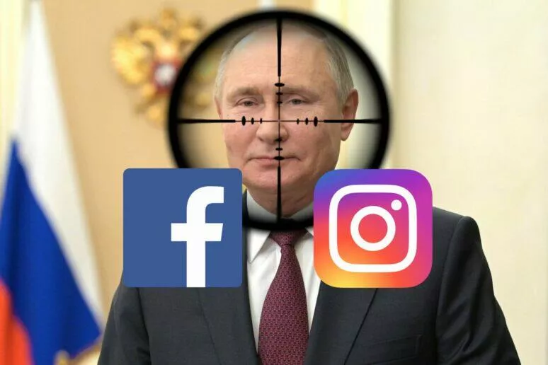 Facebook Instagram Putin smrt