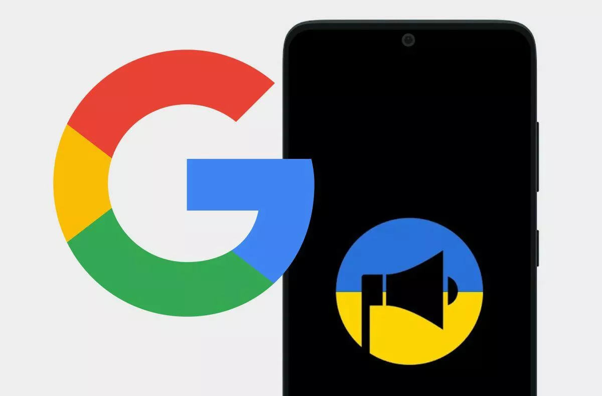 Google aplikace Ukrajina nálet válka