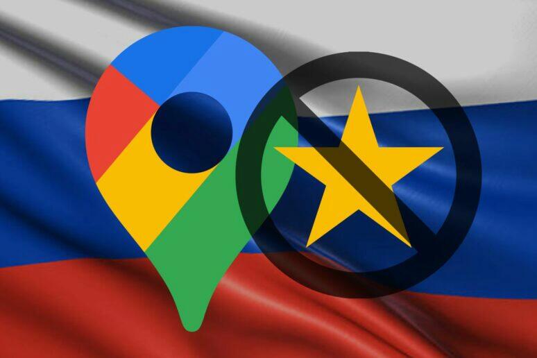 Google Mapy recenze Rusko smazané omezení blokování