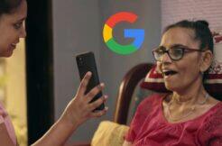 Google mluvení očima Look to Speak aplikace reklama