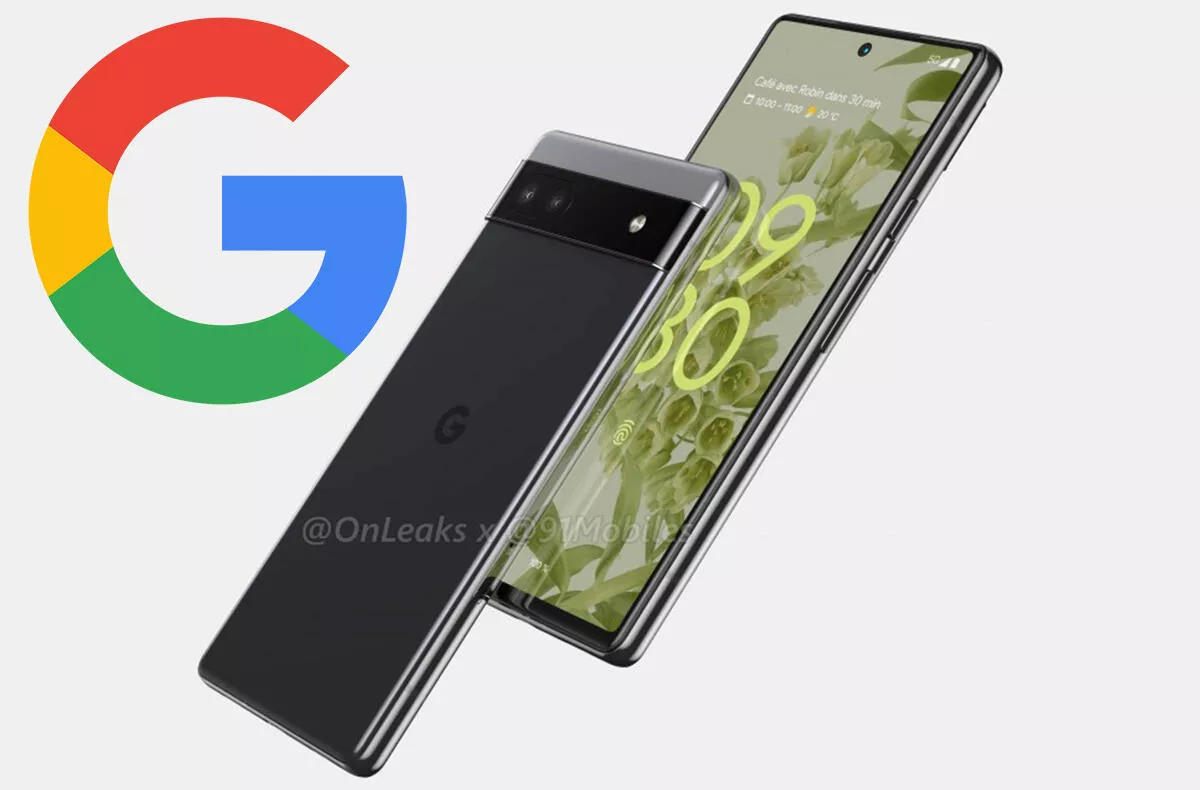 google pixel 6a render