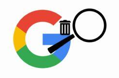 Google vyhledávání Android 15 minut mazani historie