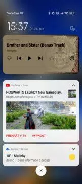 MIUI 13 notifikace