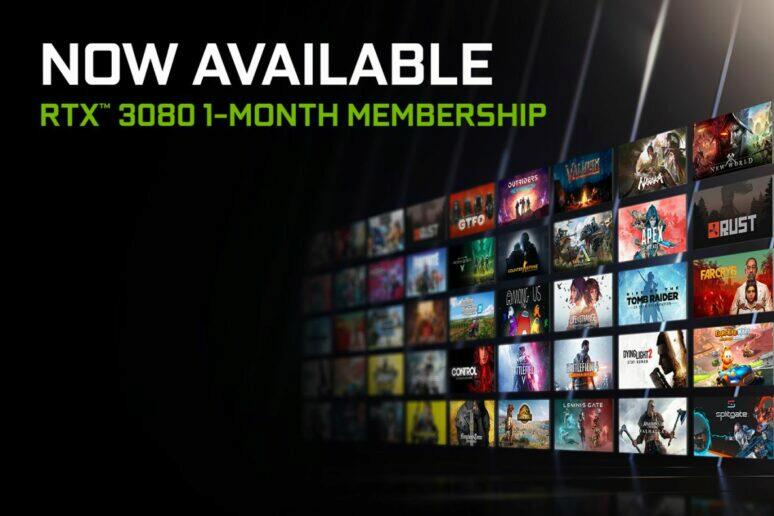 Nvidi GeForce NOW RTX 3080 měsíční předplatné