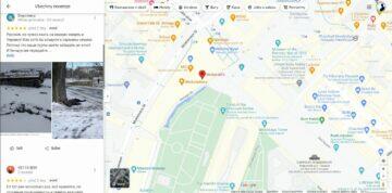 recenze Google Maps Rusko Ukrajina válka