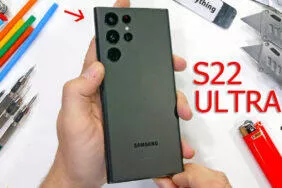 samsung galaxy s22 ultra test odolnosti jerryrigeverything