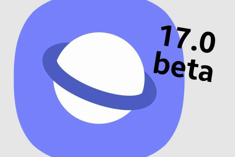 Samsung Internet prohlížeč 17.0 beta novinky