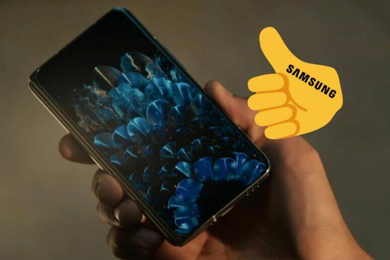 Samsung Oppo Find N Twitter pochvala