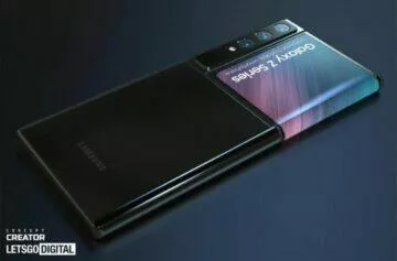 Samsung patent výklopný displej záda