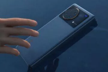 Vivo X fold video rozevírání fotoaparáty