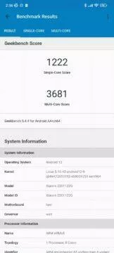 Xiaomi 12 Pro Geekbench 5 CPU přehled