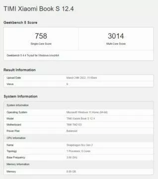 xiaomi book s 12.4