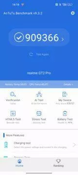 antutu benchmark realme gt 2 pro