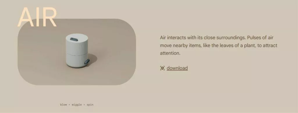 Google Little Signals Air