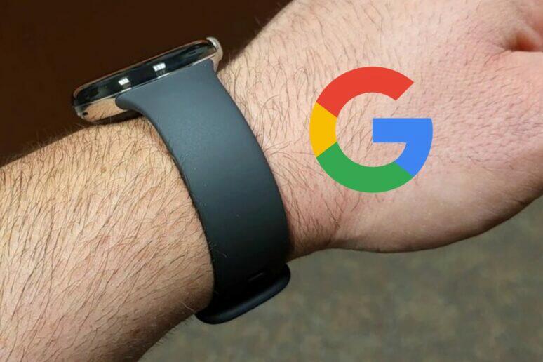 Google Pixel Watch fotografie na ruce