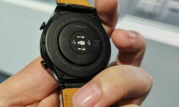 hodinky Xiaomi Watch S1 test záda