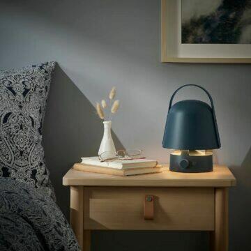 IKEA VAPPEBY reproduktor lampa stolek