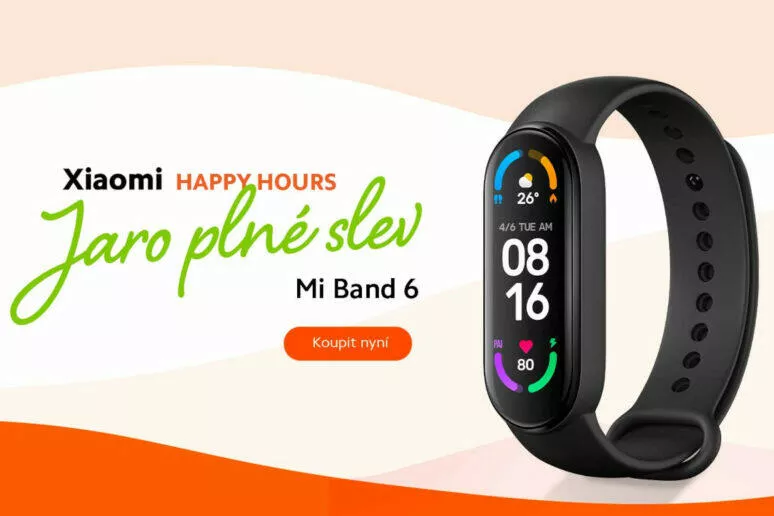 Jarní slevy od Xiaomi Band 6 Jarní slevy od Xiaomi Band 6