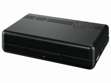 LIDL SilverCrest Digitální budík bezdrátová nabíječka černá box