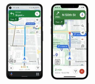 Mapy Google Maps nové prvky navigace