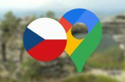 Mapy Google turistika ČR cestování