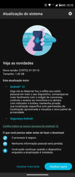 moto g100 android 12