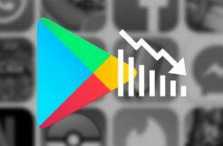 Obchod Google Play počet aplikací pokles 2018 2022