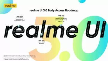 realme ui 3.0 telefony