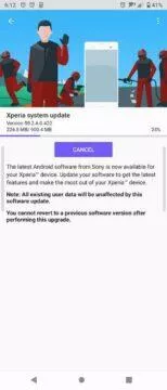 Sony Xperia 10 II Android 12 update aktualizace changelog