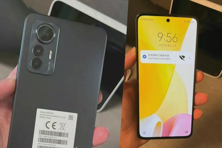 Xiaomi 12 Lite reálné fotografie únik Xiaomi 12 Lite reálné fotografie únik