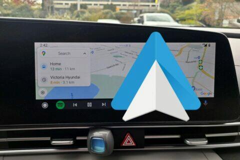 Android auto Kia Hyundai širokoúhlý displej