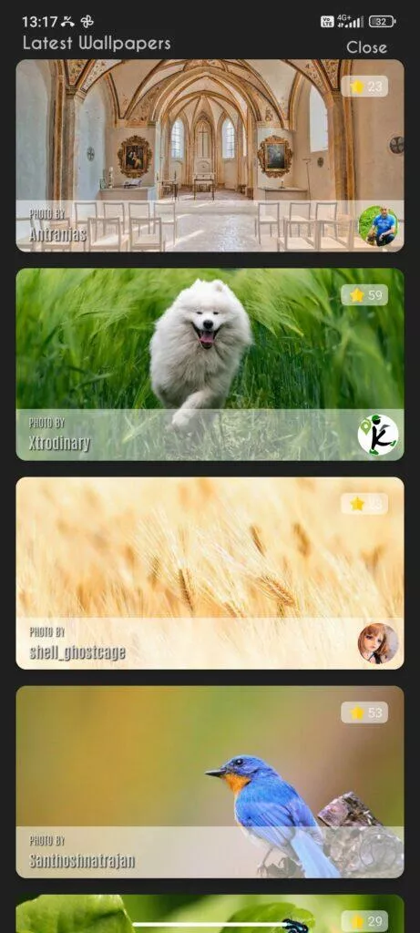 aplikace tapety android
