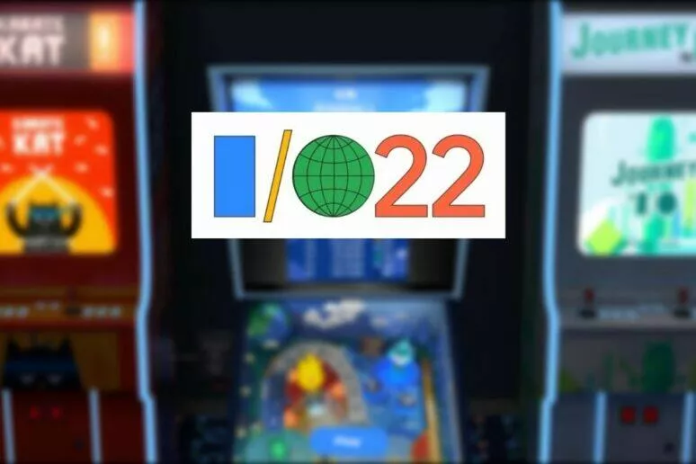 Google I O pinball hra pozvánka