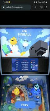 Google I O pinball mobil 1